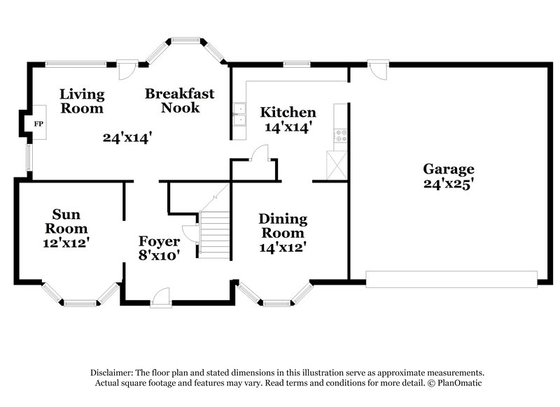 2,435/Mo, 4156 Bosenberry Way Ellenwood, GA 30294 Floorplan View
