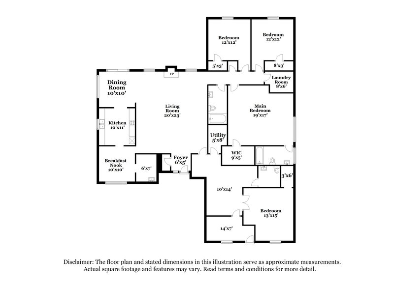 1,885/Mo, 2775 Trotters Walk Trl Snellville, GA 30078 Floor Plan View