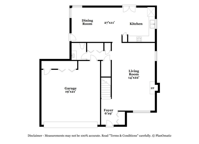 1,875/Mo, 5029 Donnell Way Decatur, GA 30035 Floor Plan View