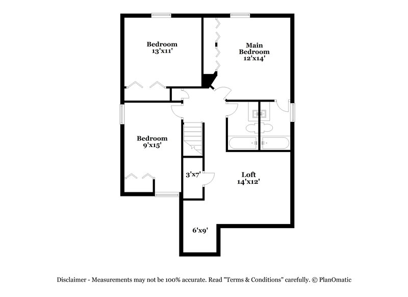 1,875/Mo, 5029 Donnell Way Decatur, GA 30035 Floor Plan View 2