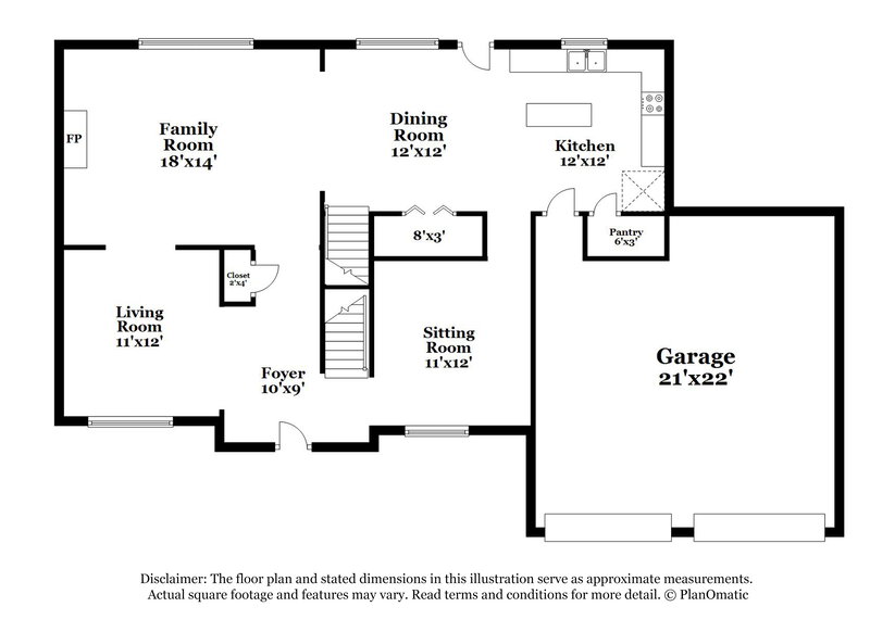 3,210/Mo, 1033 Saddle Brooke Drive Dallas, GA 30132 Floor Plan View