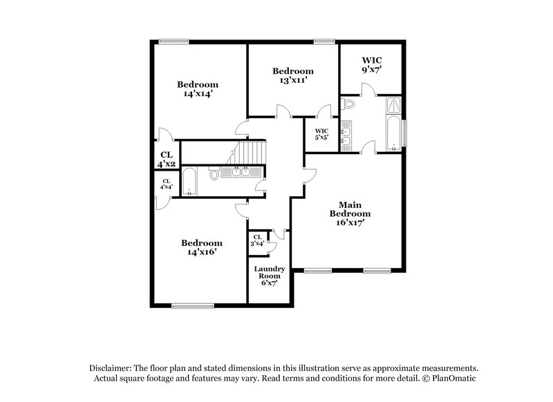 2,035/Mo, 2110 Massey Ln Winder, GA 30680 Floor Plan View