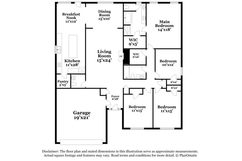 1,980/Mo, 142 Heartland Circle Winder, GA 30680 Floor Plan View