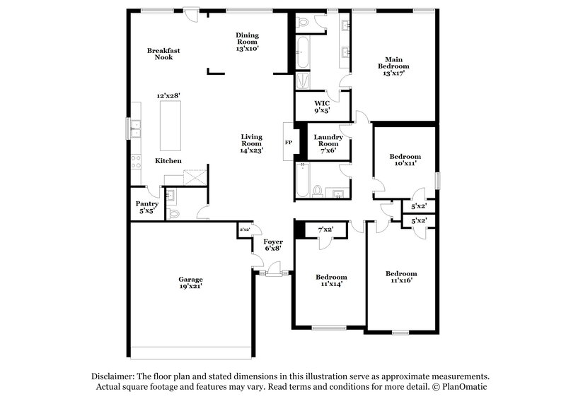 2,460/Mo, 128 Heartland Circle Winder, GA 30680 Floorplan View