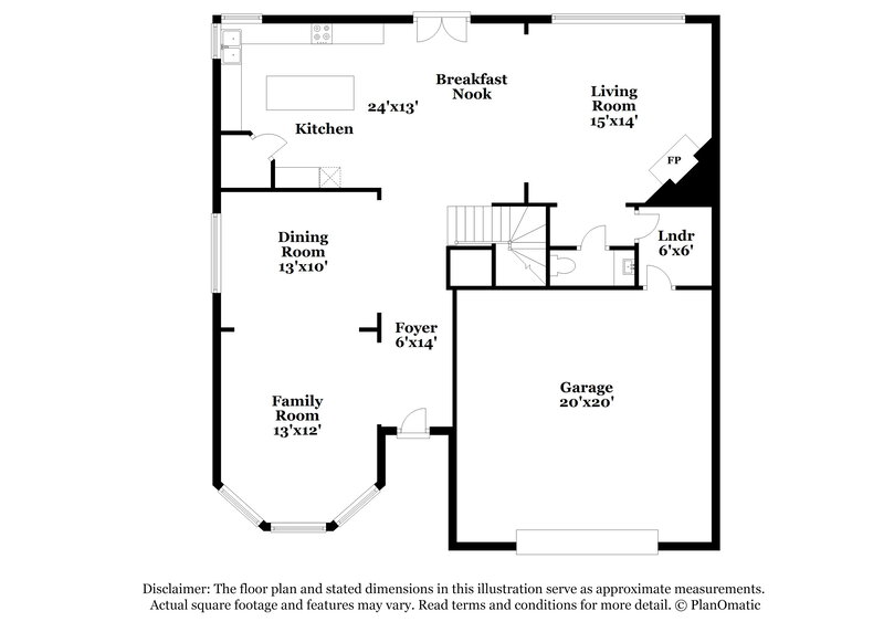 2,815/Mo, 7139 Thoreau Cir Atlanta, GA 30349 Floor Plan View