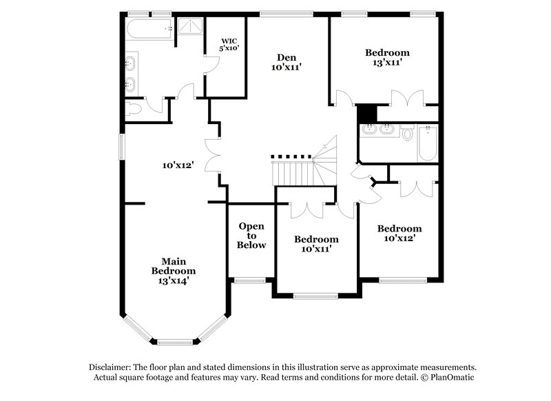 2,815/Mo, 7139 Thoreau Cir Atlanta, GA 30349 Floor Plan View 2