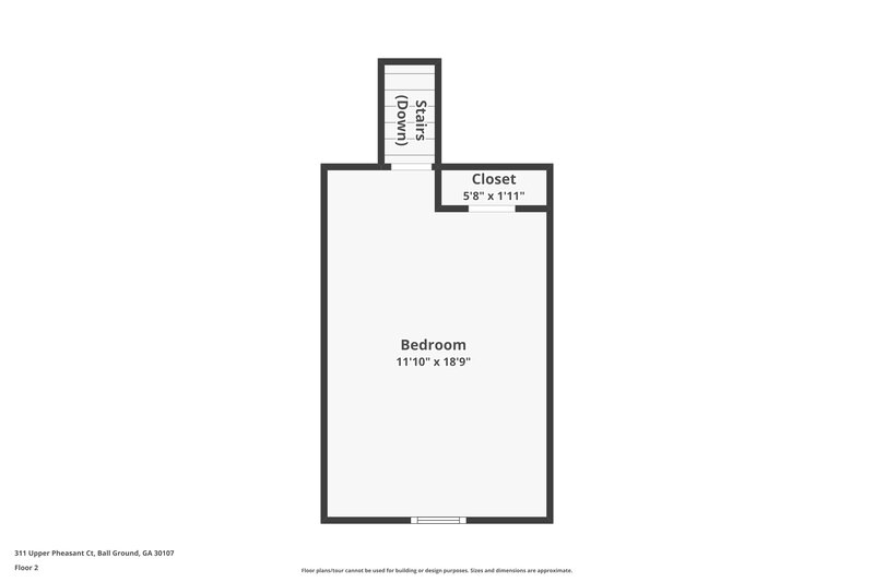 2,080/Mo, 311 Upper Pheasant Ct Ball Ground, GA 30107 Floor Plan View 2