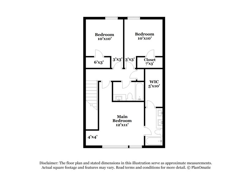 0/Mo, 2833 Windsor Forrest Ct College Park, GA 30349 Floor Plan View