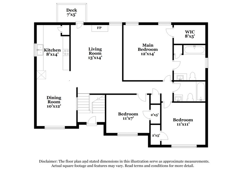 1,675/Mo, 170 Rachels Pl Carrollton, GA 30117 Floorplan View