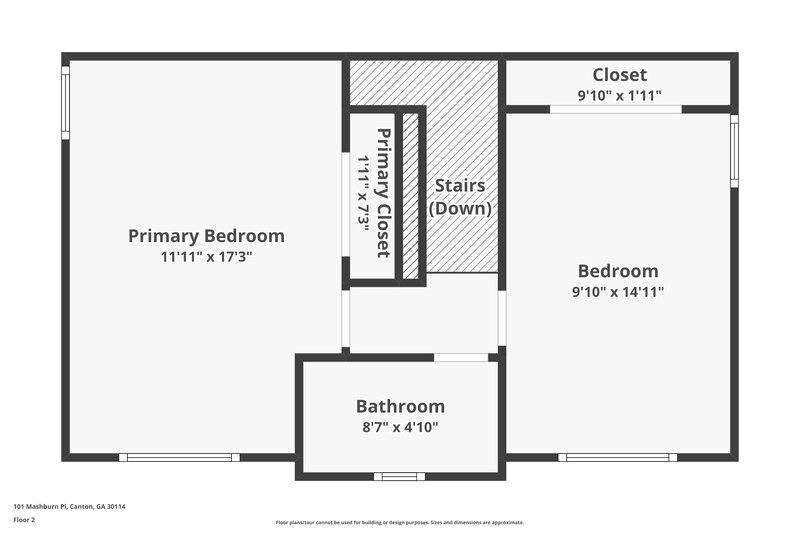 1,500/Mo, 101 Mashburn Pl Canton, GA 30114 Floor Plan View 2