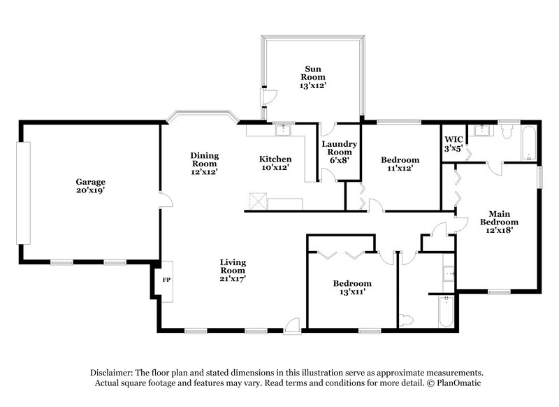 2,380/Mo, 709 Cloudland Ct Stockbridge, GA 30281 Floor Plan View