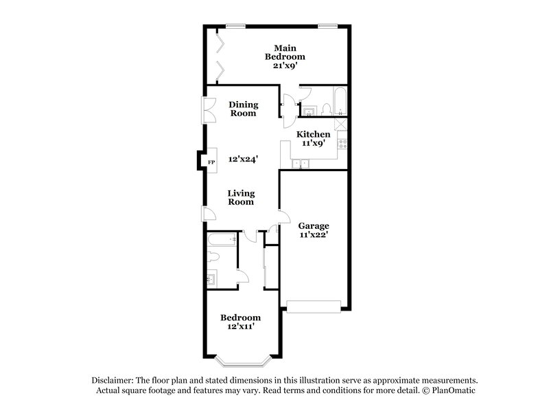 1,960/Mo, 2649 Laurel Ln NW Kennesaw, GA 30152 Floorplan View