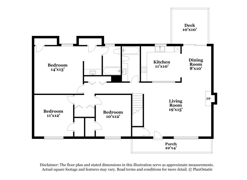 1,705/Mo, 3204 Plymouth Rock Dr Douglasville, GA 30135 Floor Plan View