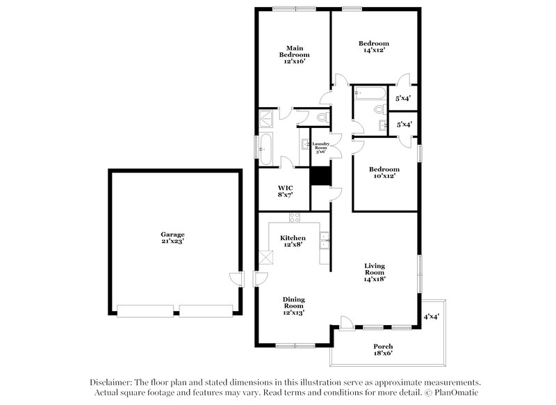 3,140/Mo, 55 Broadlands Dr White, GA 30184 Floorplan View