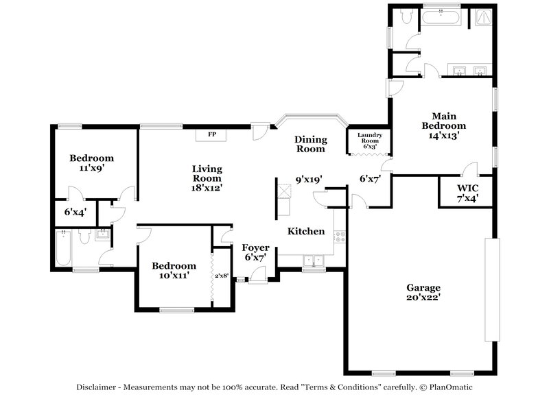 2,220/Mo, 130 Hidden Brook Trl Newnan, GA 30265 Floor Plan View