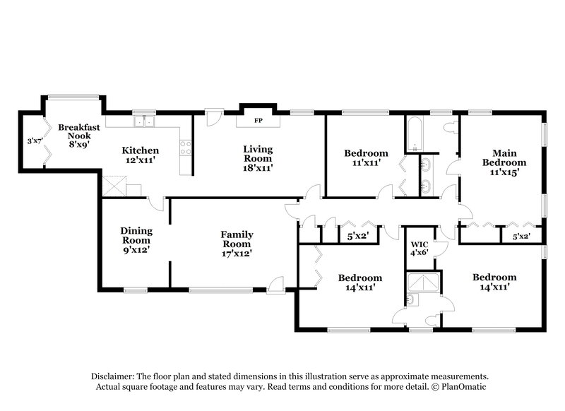 2,085/Mo, 4605 Newcastle Cir Lithonia, GA 30038 Floorplan View