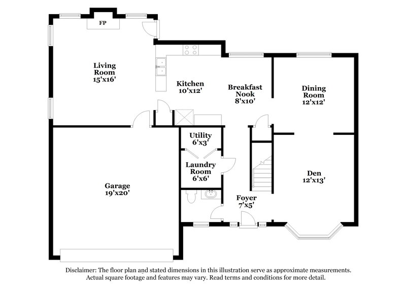 2,140/Mo, 547 Riverbirch Trce Stone Mountain, GA 30087 Floorplan View 2