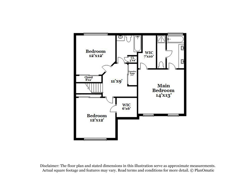 1,805/Mo, 57 Stonemill Way Hiram, GA 30141 Floorplan View 2
