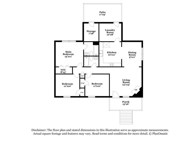 1,960/Mo, 3325 Shady Cove Rd Cumming, GA 30041 Floor Plan View