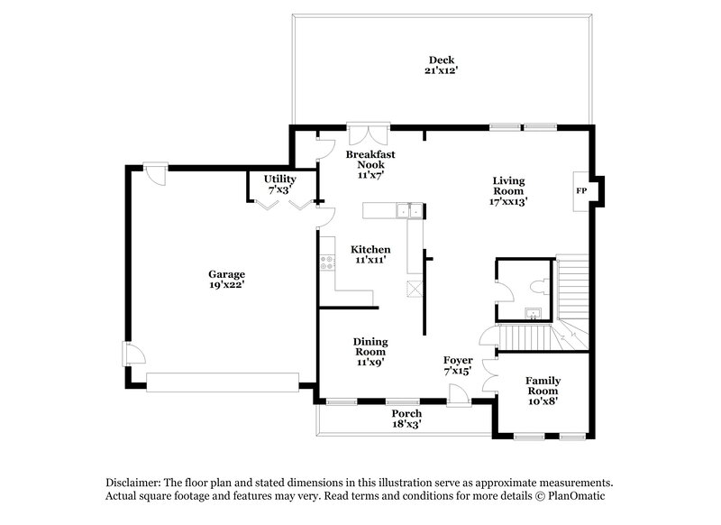 3,170/Mo, 53 Joshua Ln Dallas, GA 30132 Floor Plan View