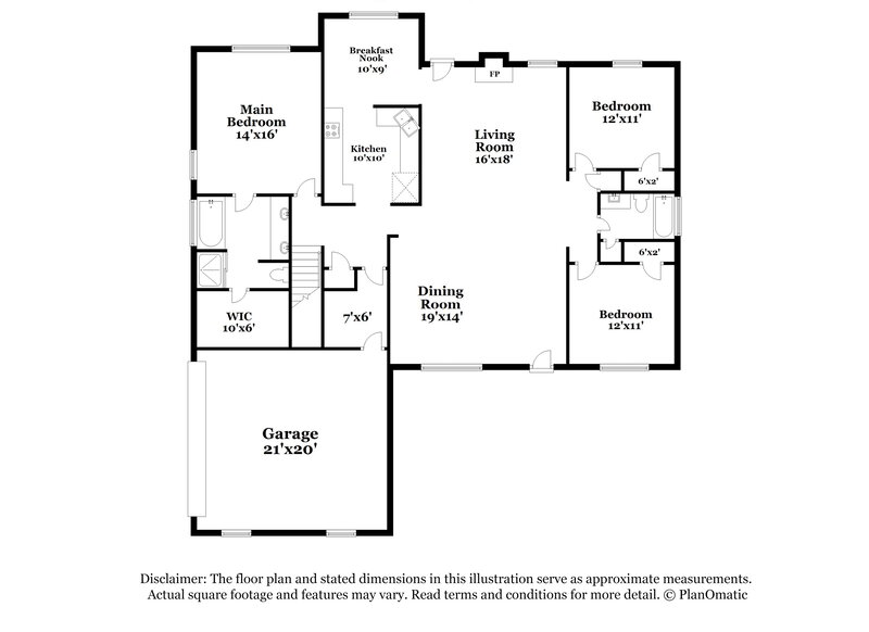 3,070/Mo, 2899 Gratis Rd Monroe, GA 30656 Floor Plan View