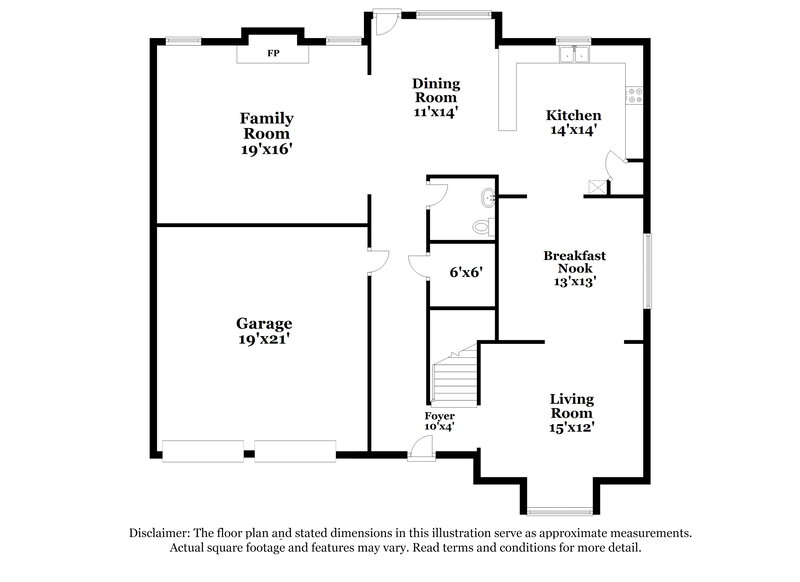 2,665/Mo, 1649 Stone Meadow Rd Lithonia, GA 30058 Floor Plan View