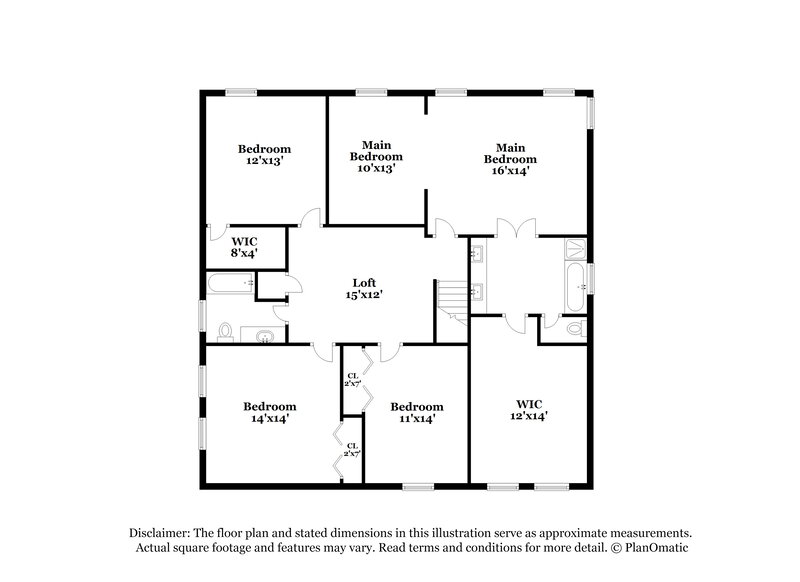 2,585/Mo, 231 Lakehill Way Douglasville, GA 30134 Floor Plan View