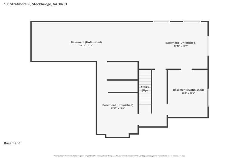 2,710/Mo, 135 Stratmore Pl Stockbridge, GA 30281 Floor Plan View