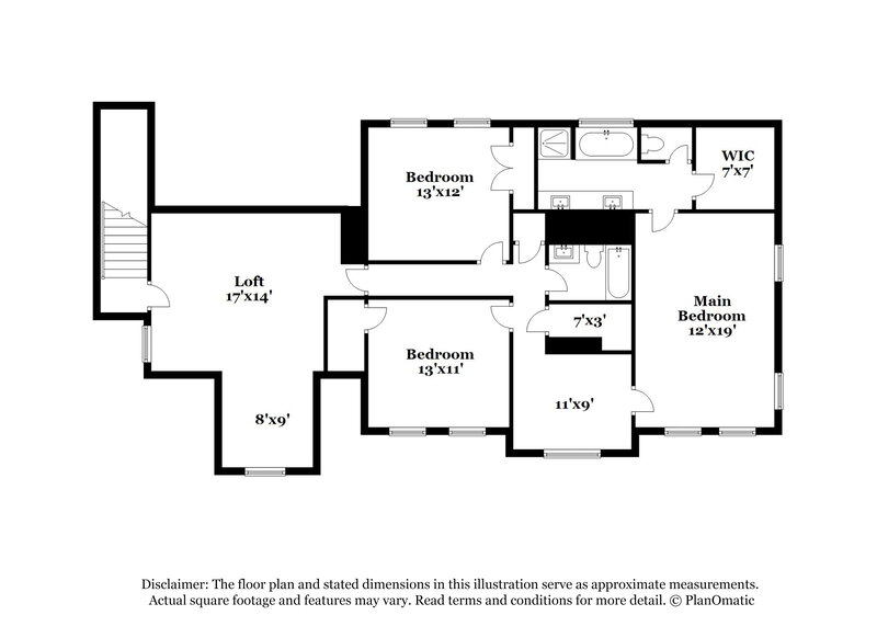 2,515/Mo, 6220 Weldon Dr Cumming, GA 30040 Floor Plan View