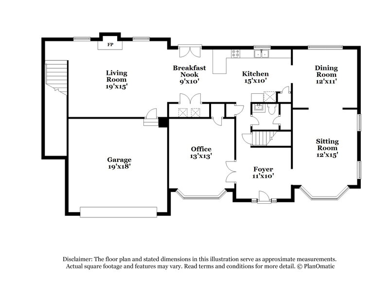 2,515/Mo, 6220 Weldon Dr Cumming, GA 30040 Floor Plan View 2