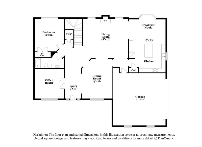 3,365/Mo, 3144 Brighton Pass Conyers, GA 30094 Floorplan View