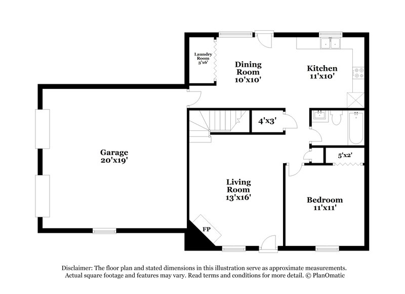 1,785/Mo, 6047 Twin Creeks Ct Riverdale, GA 30296 Floor Plan View