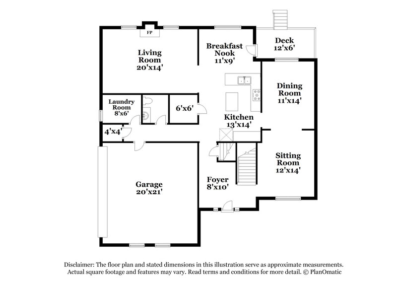 2,865/Mo, 1071 Cedar Bluff Trl SW Lilburn, GA 30047 Floor Plan View