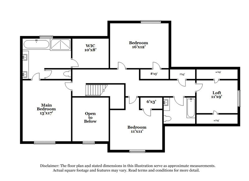 2,845/Mo, 10550 Windsor Park Dr Johns Creek, GA 30022 Floor Plan View
