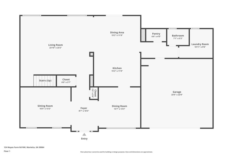 2,785/Mo, 124 Mayes Farm Rd NW Marietta, GA 30064 Floorplan View