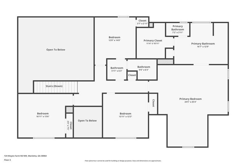 2,785/Mo, 124 Mayes Farm Rd NW Marietta, GA 30064 Floorplan View 2