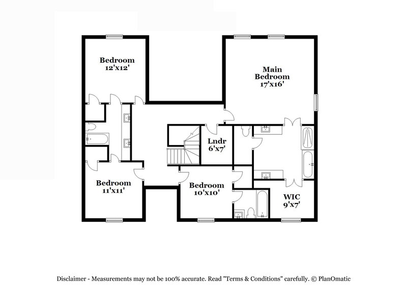 4,220/Mo, 3595 Fallen Oak Ln Buford, GA 30519 Floor Plan View 2