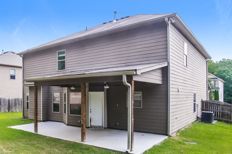 2,520/Mo, 128 Cleburne Pl Acworth, GA 30101 Rear View