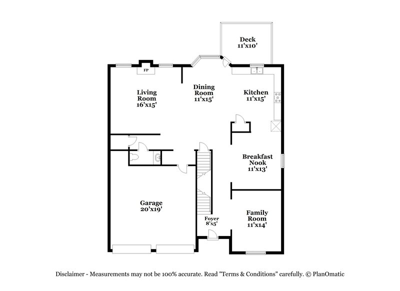 2,705/Mo, 125 Cleburne Pl Acworth, GA 30101 Floor Plan View