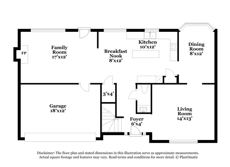 2,820/Mo, 4150 Ancroft Cir Norcross, GA 30092 Floor Plan View