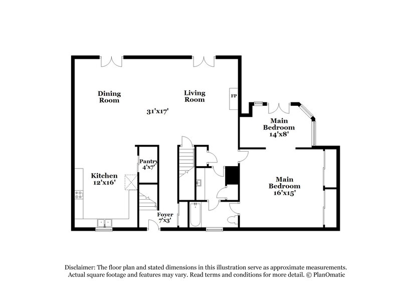 2,560/Mo, 340 Hermitage Ct SW Marietta, GA 30064 Floor Plan View 2