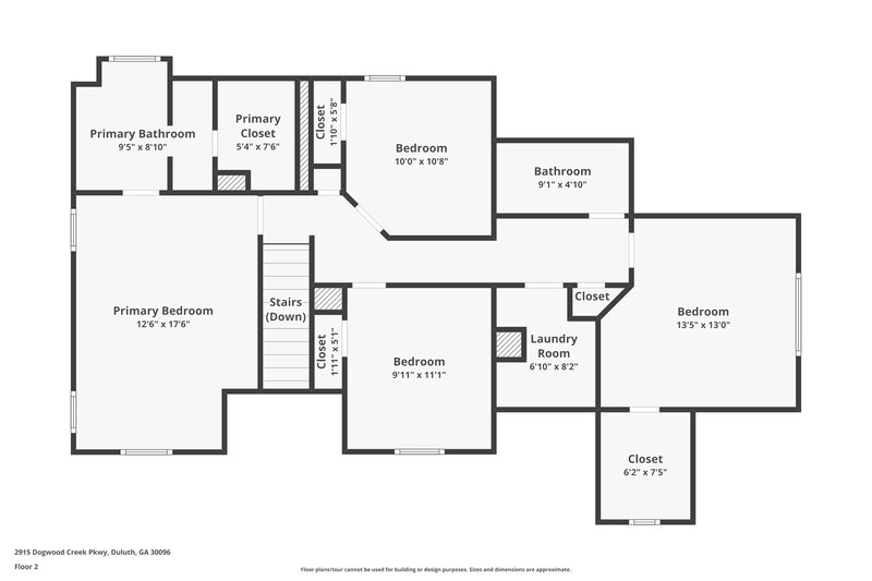 3,960/Mo, 2915 Dogwood Creek Pkwy Duluth, GA 30096 Floor Plan View 2