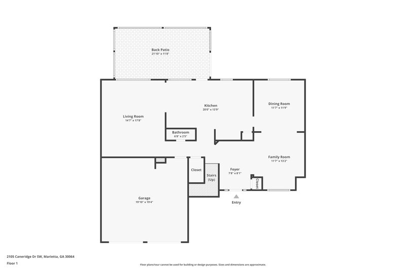 2,985/Mo, 2105 Caneridge Dr SW Marietta, GA 30064 Floor Plan View