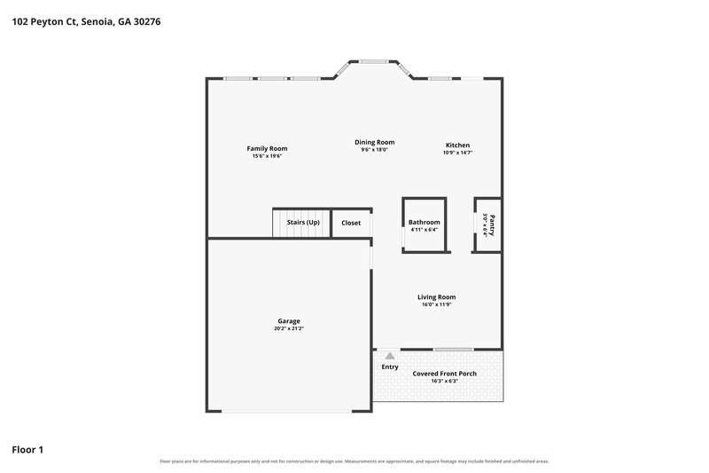 2,560/Mo, 102 Peyton Ct Senoia, GA 30276 Floor Plan View