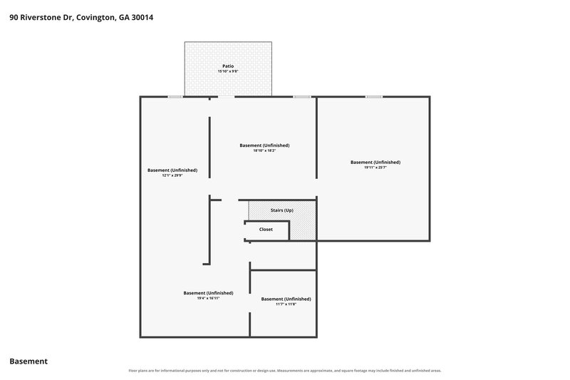 2,985/Mo, 90 Riverstone Dr Covington, GA 30014 Floor Plan View 2