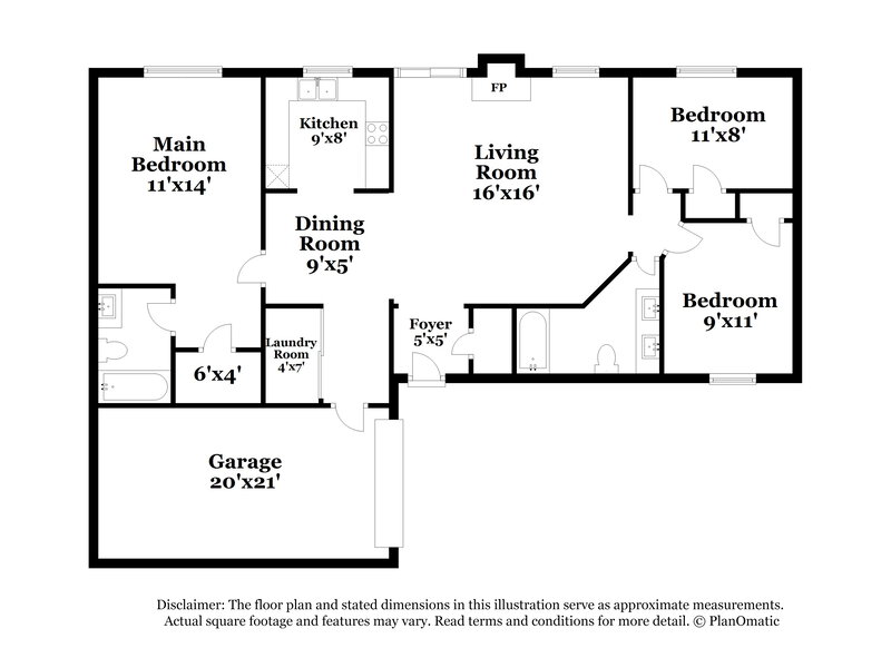 1,955/Mo, 346 Paula Ct Lawrenceville, GA 30046 Floor Plan View