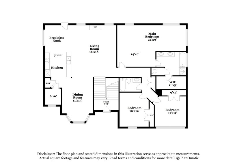 2,360/Mo, 195 Trelawney Dr Covington, GA 30016 Floor Plan View 2