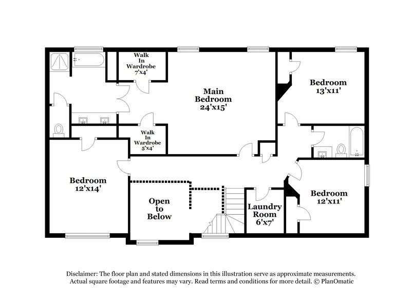 2,370/Mo, 1777 Brandemere Dr Austell, GA 30168 Floor Plan View 2