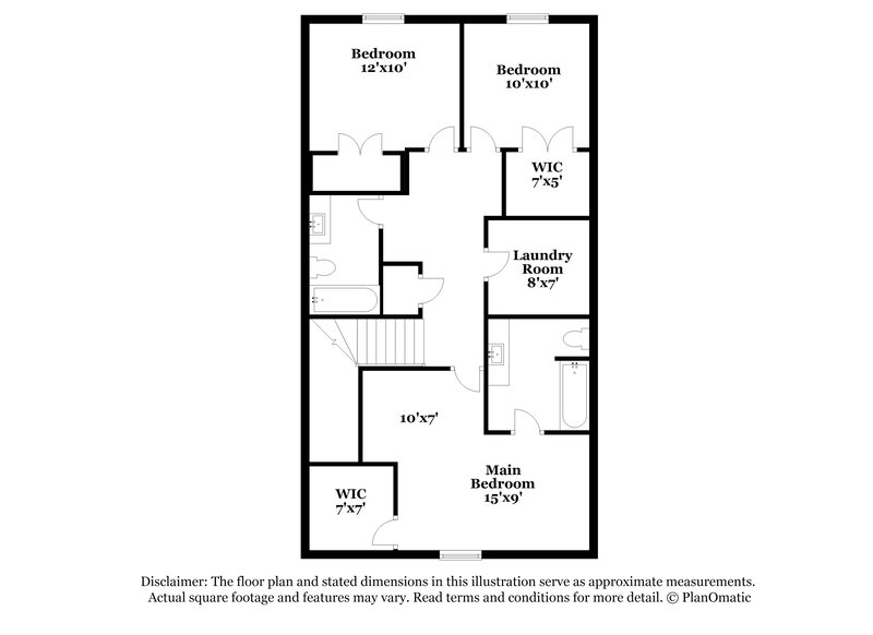 2,185/Mo, 4399 Stone Gate Way East Point, GA 30344 Floor Plan View