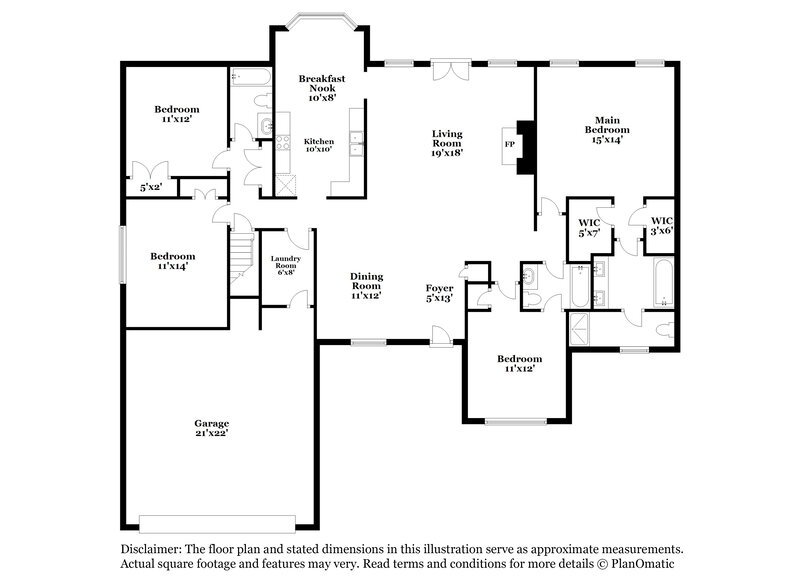 2,605/Mo, 409 Copper Ridge Dr Loganville, GA 30052 Floor Plan View